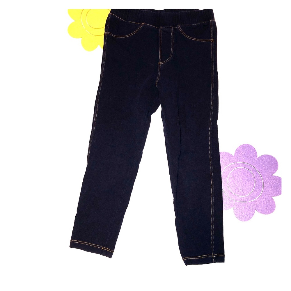 SO FUN BABY GAP DARK WASH JEGGINGS CUTE STITCHING